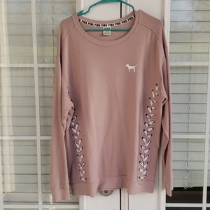 VS PINK crew neck sweatshirt